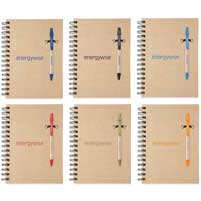 Double Spiral Bound Cardboard Journals